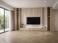 TV Unit / Wall System — Angled Perspective View | Generated by Modelize